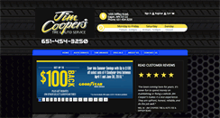 Desktop Screenshot of jimcoopers.com